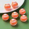 Opaque Striped Acrylic Beads MACR-S373-27C-04-5