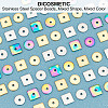 60Pcs 6 Style Ion Plating(IP) 304 Stainless Steel Spacer Beads STAS-DC0004-97-4