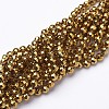 Non-Magnetic Synthetic Hematite Beads Strands X-G-G092-4mm-1-1