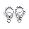 Tarnish Resistant 304 Stainless Steel Lobster Claw Clasps STAS-F182-01P-A-2
