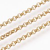 Ion Plating(IP) Handmade 304 Stainless Steel Rolo Chains STAS-P200-24G-1