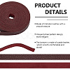 Flat Imitation Leather Cord OCOR-WH0086-69A-02-5