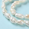 Natural Keshi Pearl Beads Strands PEAR-E018-66-4