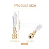 4Pcs Glass Lampshade Decorations AJEW-SW0001-03LG-3