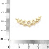 Brass Micro Pave Cubic Zirconia Pendants KK-Z128-01G-3