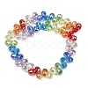 Electroplate Glass Beads Strands EGLA-D300-02-8mm-2