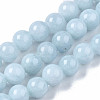 Natural Chalcedony Beads Strands X-G-S333-8mm-004-1