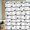 Olycraft 12Pcs Iron Shower Curtain Rings for Bathroom HJEW-OC0001-23-4