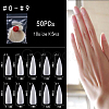 ABS Plastic Seamless False Nail Tips MRMJ-Q069-002A-4