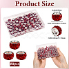 80Pcs Polymer Clay Rhinestone European Large Hole Beads with Silver Color Plated Brass Cores FPDL-LT0001-02A-2