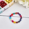 15 Colors Dyed Synthetic Turquoise Beads G-GA0001-02-5
