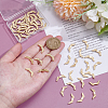 50Pcs Rack Plating Alloy Beads FIND-HY0004-98G-4