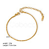 Stylish 304 Stainless Steel Mesh Chain Bracelets for Women XR9988-1-1