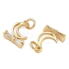 Brass Pave Cubic Zirconia Charms KK-A291-28A-G-2