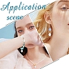 20Pcs ABS Plastic Imitation Pearl Pendants FIND-YW0009-34-6