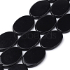 Synthetic Black Stone Beads Strands X-G-Q949-006-1