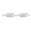 304 Stainless Steel Box Clasps STAS-P249-01S-1