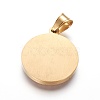 304 Stainless Steel Enamel Pendants STAS-E439-90Z-G-2