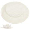 Imitation Linen Cloth Hat Fascinator Base AJEW-WH0314-493-1