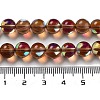 Synthetic Moonstone Beads Strands G-P528-J02-02-4