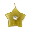 Natural Lemon Jade Pendants X-G-Z157-01G-06-1