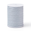 Round Waxed Polyester Cord YC-G006-01-1.0mm-33-1