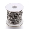 Tarnish Resistant 304 Stainless Steel Cable Chains CHS-R002-0.5mm-2