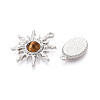 18Pcs 9 Styles Alloy Resin Pendants PALLOY-N185-01P-3