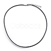 Round Leather Cord Necklaces Making MAK-I005-1.5mm-2