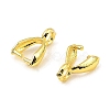 Rack Plating Brass Ice Pick Pinch Bails KK-Z030-05B-G-2