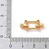 925 Sterling Silver Micro Pave Clear Cubic Zirconia Fold Over Clasps SE-CBAF1B0-04G-2