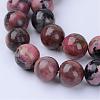 Natural Rhodonite Beads Strands G-Q462-4mm-25-1