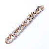 Handmade Acrylic Curb Chains X-AJEW-JB00679-04-2