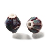 Vintage Style Glazed Ceramic Porcelain Beads PORC-H013-01-16-2