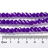 Baking Painted Imitation Jade Glass Bead Strands X-DGLA-A034-J6MM-A27-5