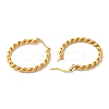 Ion Plating(IP) 304 Stainless Steel Hoop Earrings for Women EJEW-Z066-03G-2