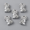 Cat Silicone Beads LS-SIL-WH0002-86D-1