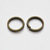 Brass Split Rings KK-E647-10AB-8mm-2