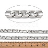 304 Stainless Steel Figaro Chains CHS-K023-05P-3