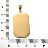 Tarot 304 Stainless Steel Enamel Pendants STAS-M119-09V-G-2
