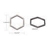 Non-Tarnish 304 Stainless Steel Linking Ring X-STAS-S079-26A-2