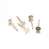 304 Stainless Steel Stud Earring Findings STAS-P210-45G-01-1