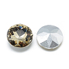 Pointed Back Glass Rhinestone Cabochons RGLA-T029-12mm-08-2