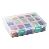 375G 15 Colors Glass Seed Beads SEED-JP0004-01-4mm-7