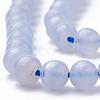 Natural Blue Chalcedony Bead Strands X-G-R193-02-4mm-2