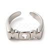 Non-Tarnish Mother's Day Theme 304 Stainless Steel Rings for Women RJEW-D023-01G-02-2