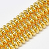 Electroplate Non-magnetic Synthetic Hematite Beads Strands X-G-Q465-29G-1