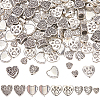 150pcs 5 Styles Tibetan Style Alloy Beads FIND-SC0011-21-1