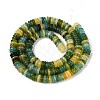 Dyed Natural White Jade Beads Strands G-T142-6mm-05D-2