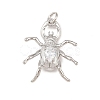 Brass Micro Pave Cubic Zirconia Pendants KK-G544-09P-03-1